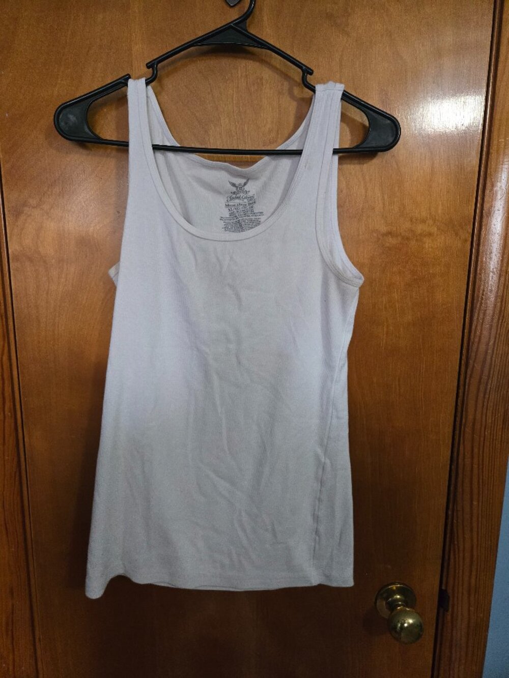 Faded Glory Must Have Tank, Size XL, White